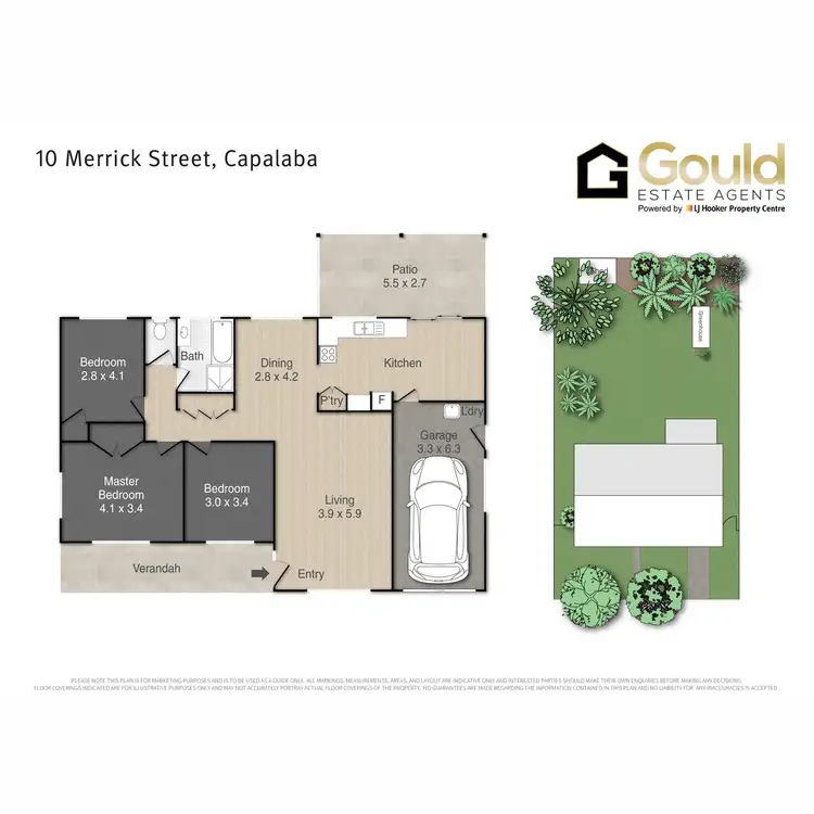 Floorplan of Homely house listing, 10 Merrick Street, Capalaba QLD 4157