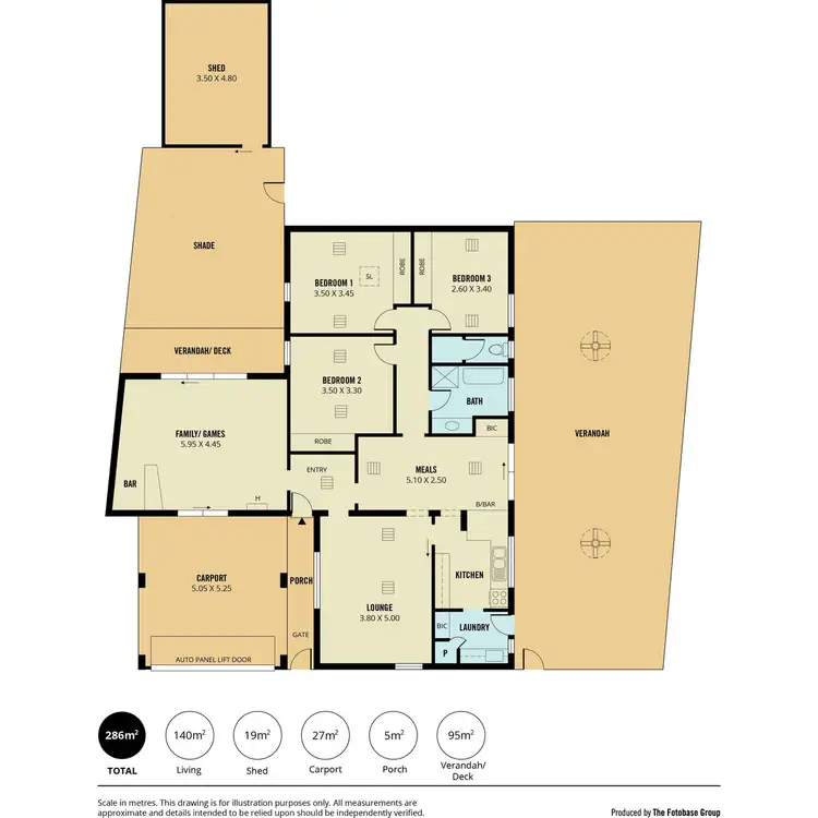 Floorplan of Homely house listing, 8 Milton Court, Salisbury East SA 5109