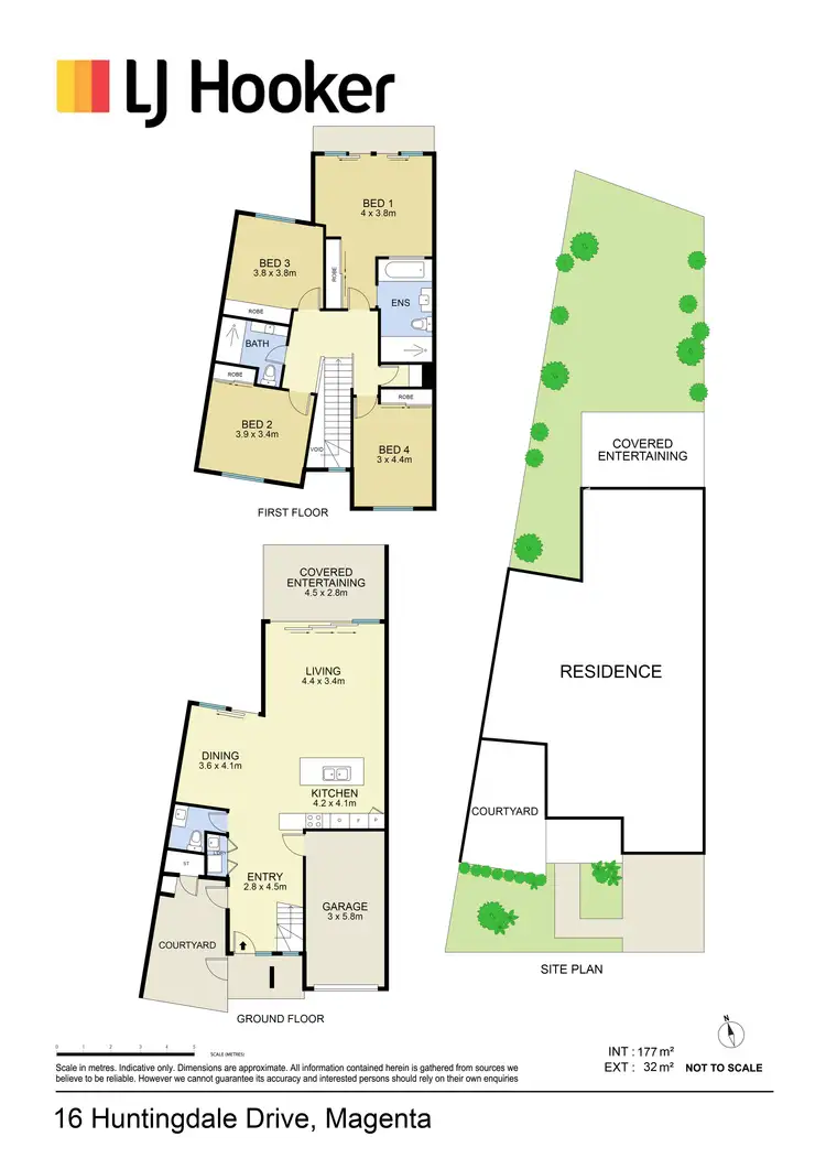 Floorplan of Homely terrace listing, 16 Huntingdale Drive, Magenta NSW 2261