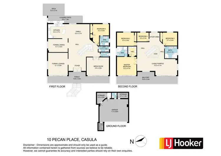 Floorplan of Homely house listing, 10 Pecan Place, Casula NSW 2170