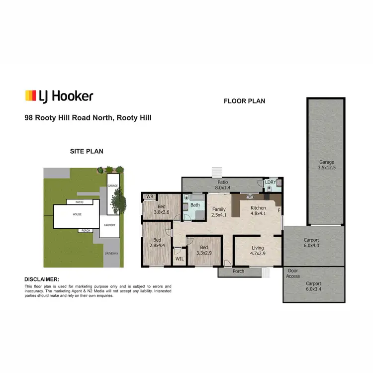 Floorplan of Homely house listing, 98 Rooty Hill Road North, Rooty Hill NSW 2766