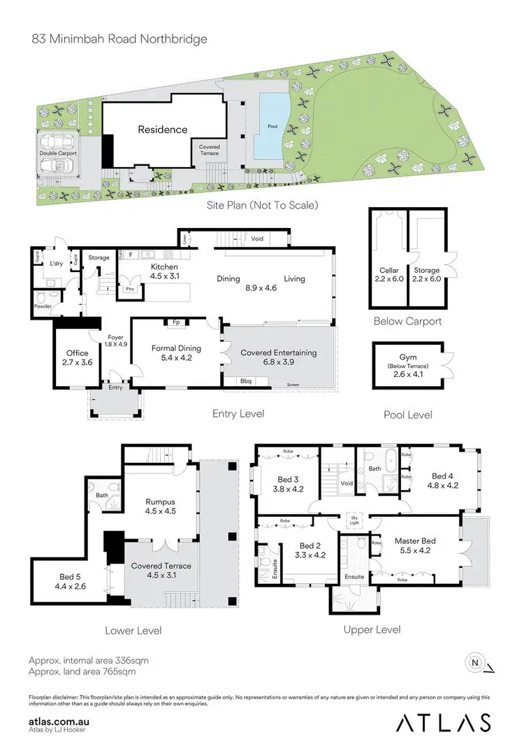 Floorplan of Homely house listing, 83 Minimbah Road, Northbridge NSW 2063