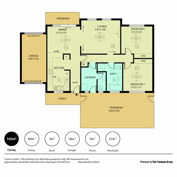 Floorplan of Homely unit listing, Unit 16/29 Greenfinch Court, Wynn Vale SA 5127