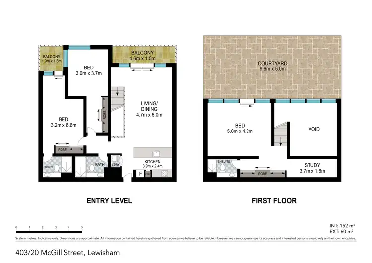 Floorplan of Homely apartment listing, Apartment 403/20 McGill Street, Lewisham NSW 2049