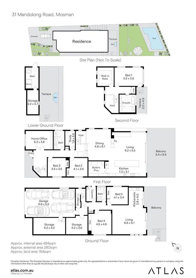 Floorplan of Homely house listing, 31 Mandolong Road, Mosman NSW 2088