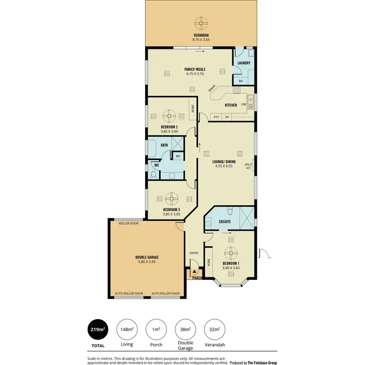 Floorplan of Homely house listing, 13 Gleeson Court, Wynn Vale SA 5127