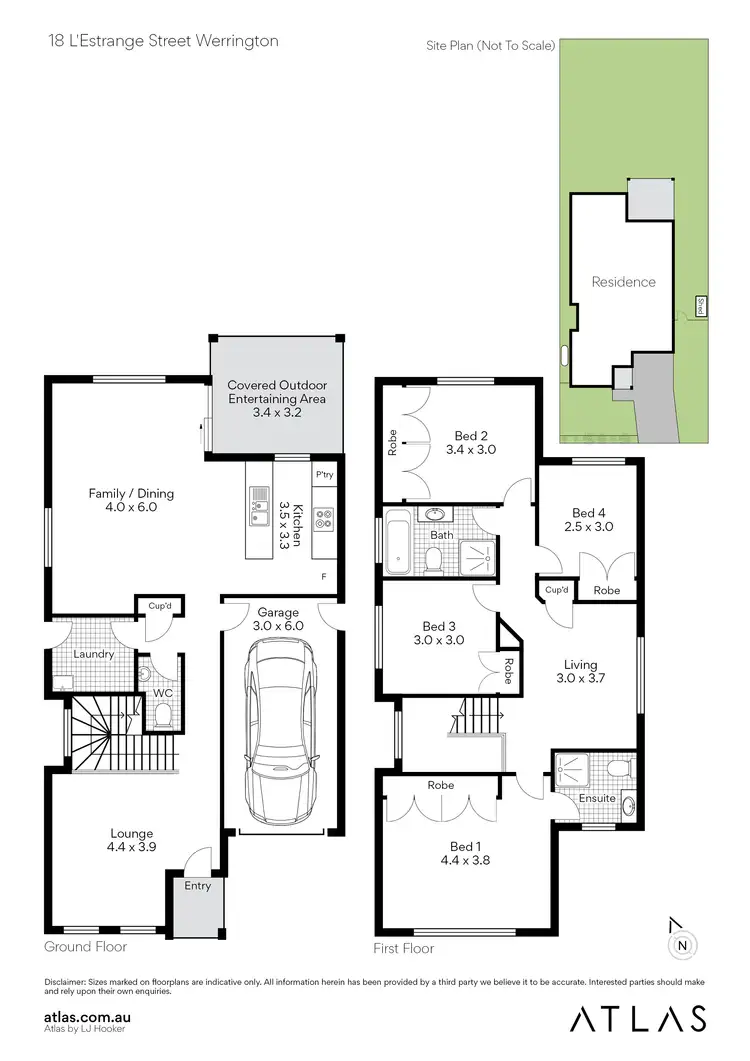 Floorplan of Homely house listing, 18 L'Estrange Street, Werrington NSW 2747