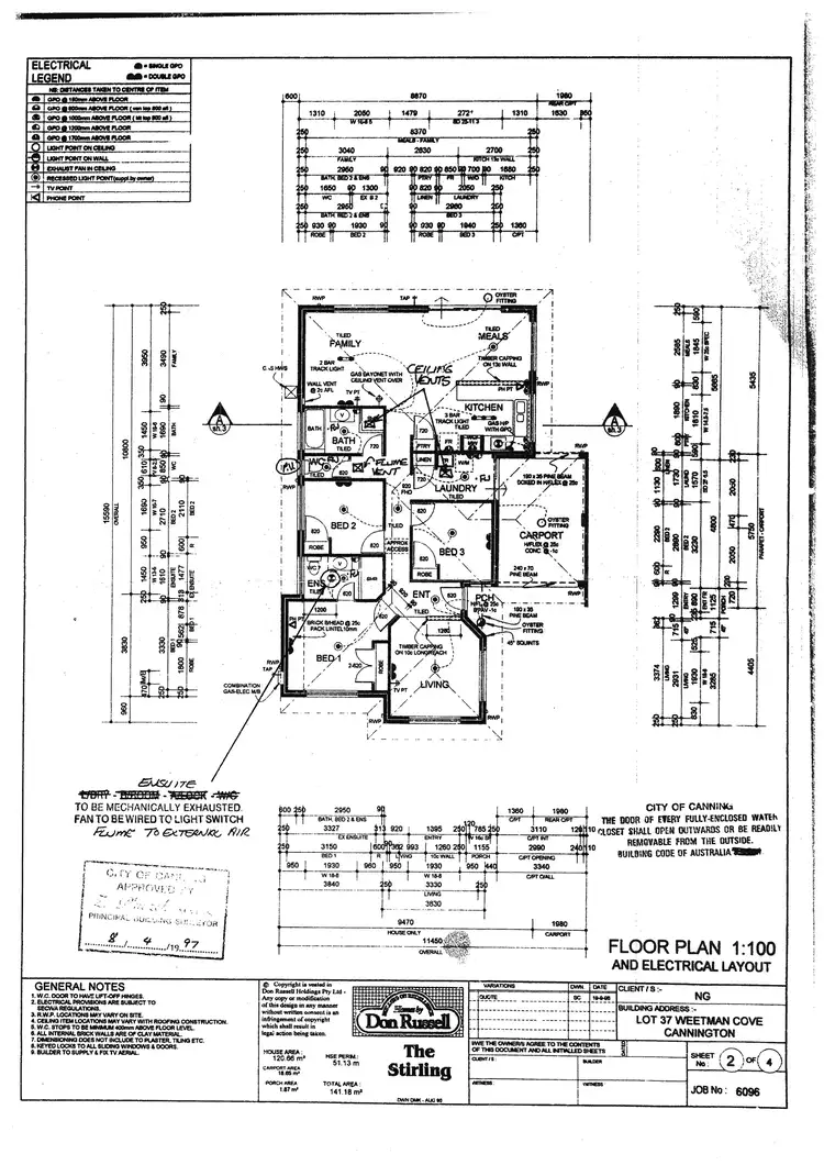 Floorplan of Homely house listing, 3 Weetman Cove, Cannington WA 6107