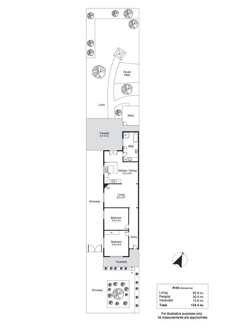 Floorplan of Homely house listing, 54A King Street, Mile End SA 5031