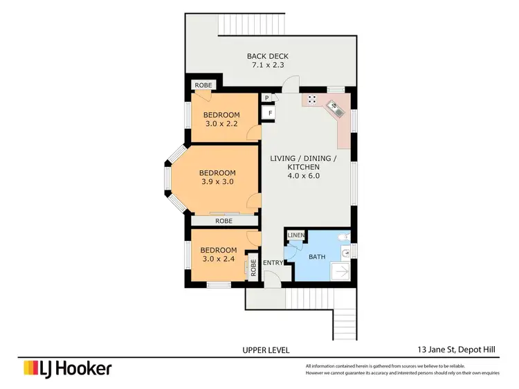 Floorplan of Homely house listing, 13 Jane Street, Depot Hill QLD 4700