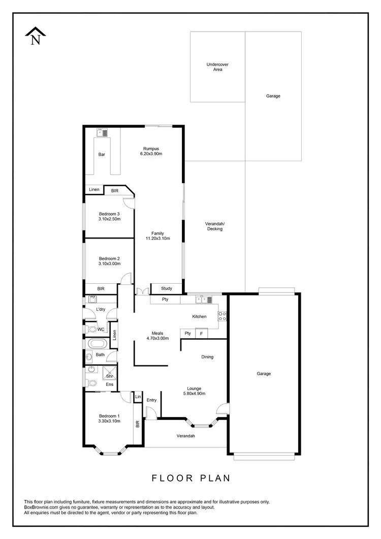 Floorplan of Homely house listing, 32 Halter Crescent, Epping VIC 3076