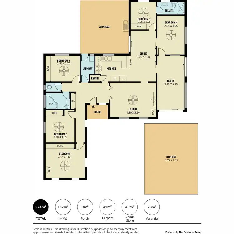 Floorplan of Homely house listing, 4 Lydia Avenue, Surrey Downs SA 5126