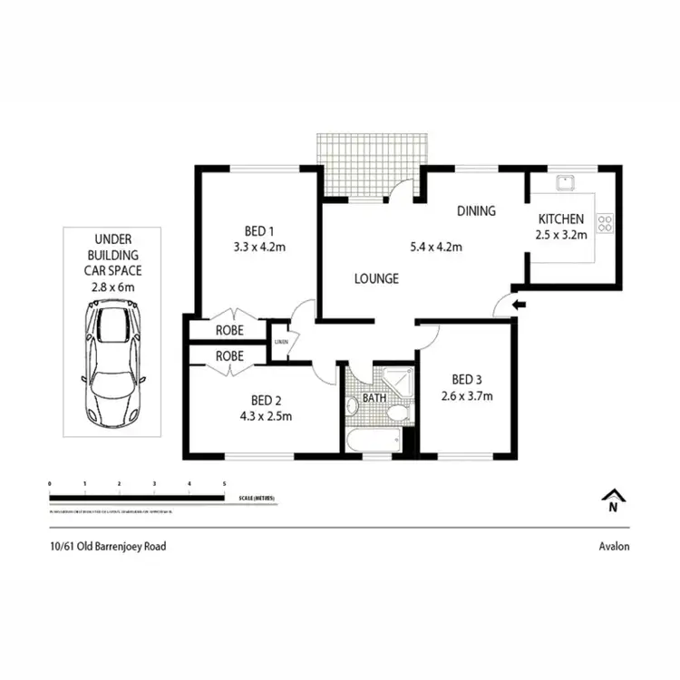 Floorplan of Homely apartment listing, 10/61 Old Barrenjoey Road, Avalon NSW 2107