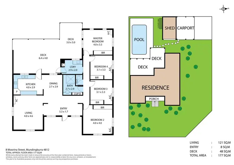 Floorplan of Homely house listing, 8 Moorina Street, Mundingburra QLD 4812