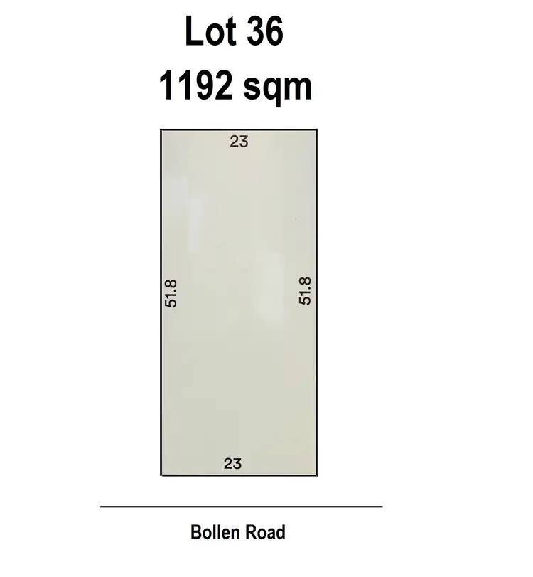 Floorplan of Homely land listing, Lot 36/59 Bollen Road, Mount Barker SA 5251