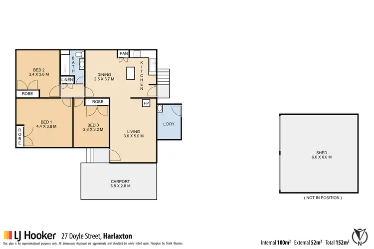 Floorplan of Homely house listing, 27 Doyle Street, Harlaxton QLD 4350