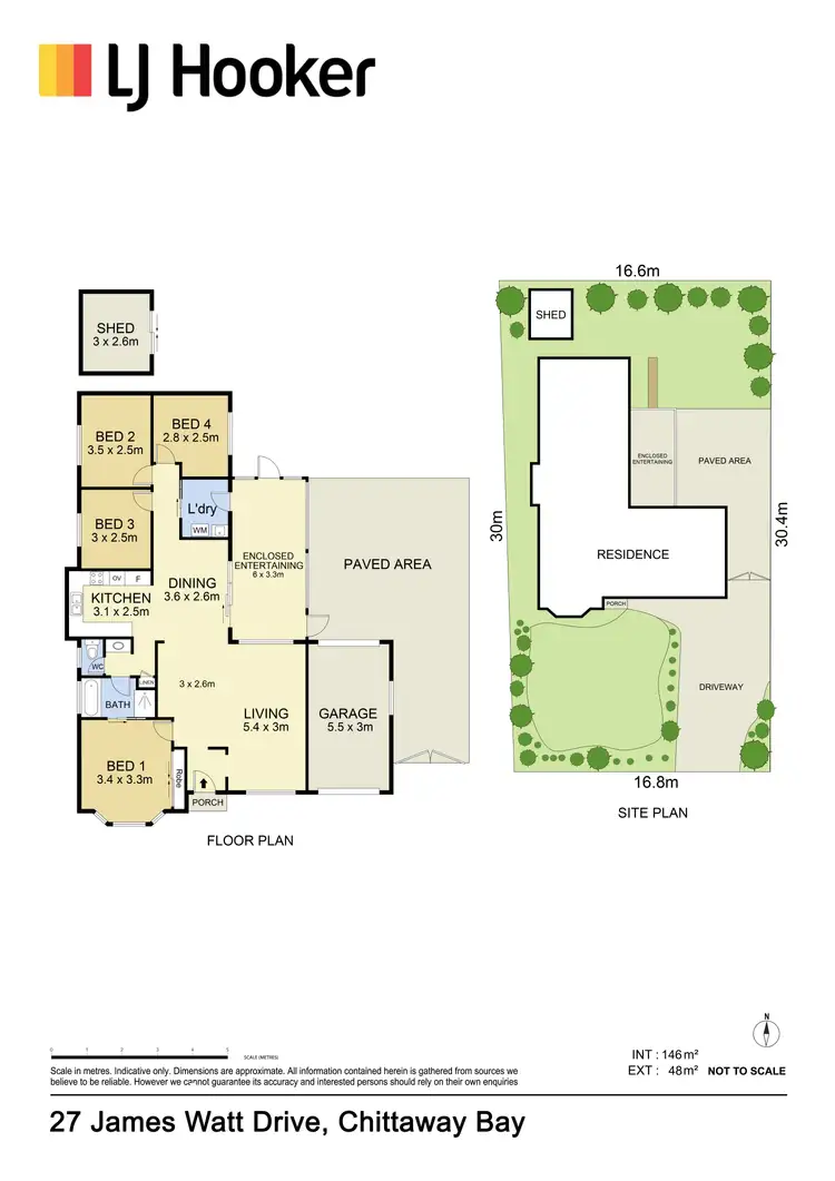 Floorplan of Homely house listing, 27 James Watt Drive, Chittaway Bay NSW 2261