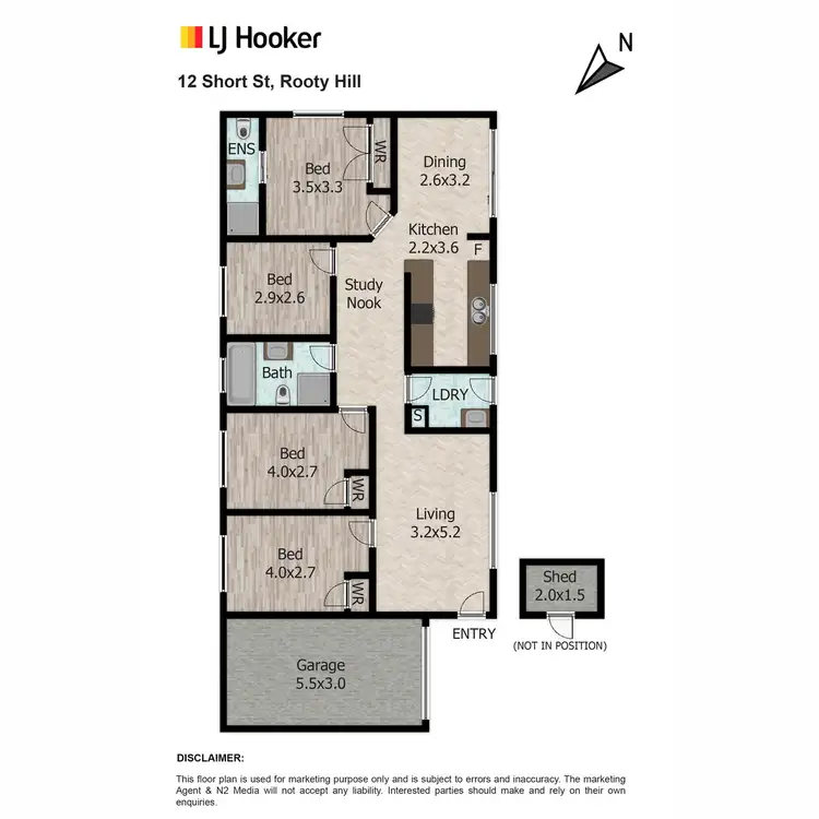 Floorplan of Homely house listing, 12- Short Street, Rooty Hill NSW 2766