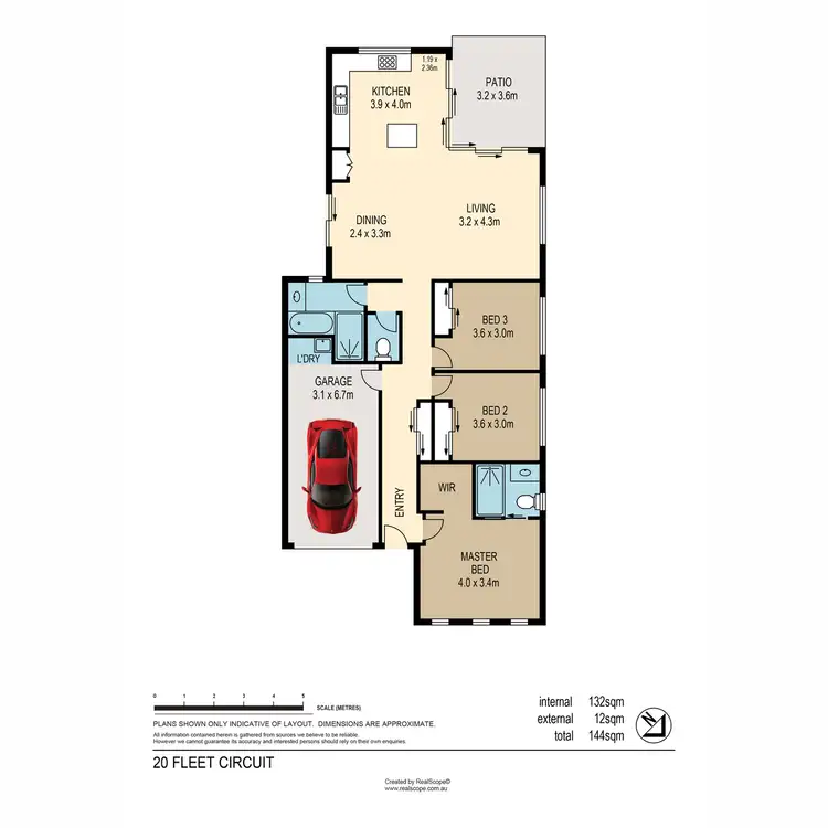 Floorplan of Homely house listing, 20 Fleet Circuit, Bray Park QLD 4500