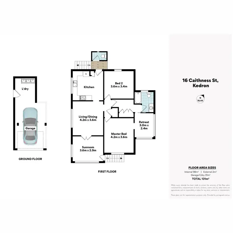 Floorplan of Homely house listing, 16 Caithness Street, Kedron QLD 4031