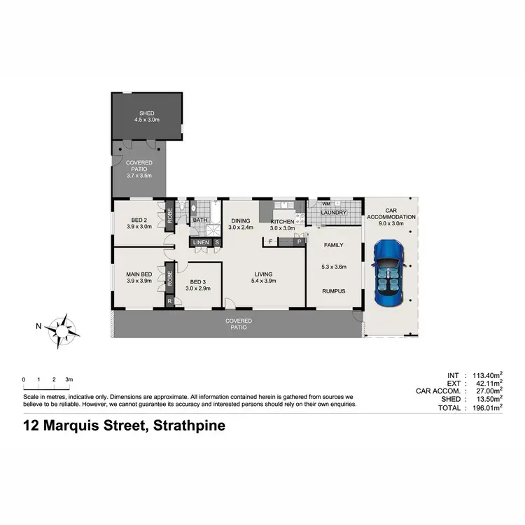 Floorplan of Homely house listing, 12 Marquis Street, Strathpine QLD 4500