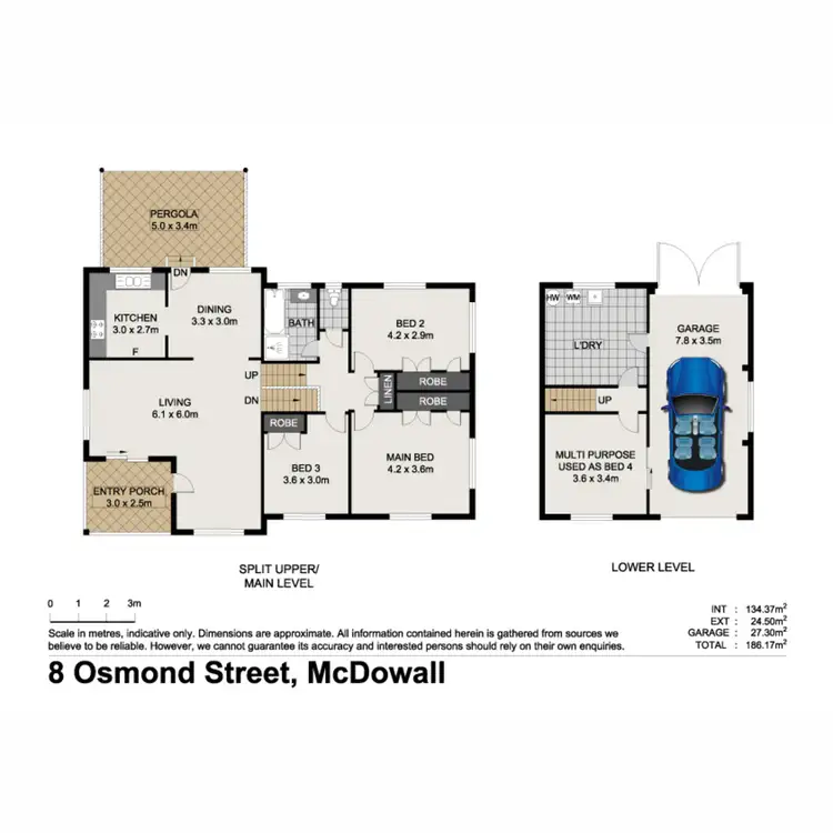 Floorplan of Homely house listing, 8 Osmond Street, Mcdowall QLD 4053