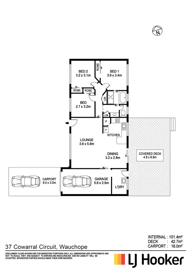 Floorplan of Homely house listing, 37 Cowarral Circuit, Wauchope NSW 2446