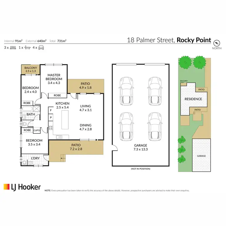 Floorplan of Homely house listing, 18 Palmer Street, Rocky Point NSW 2259