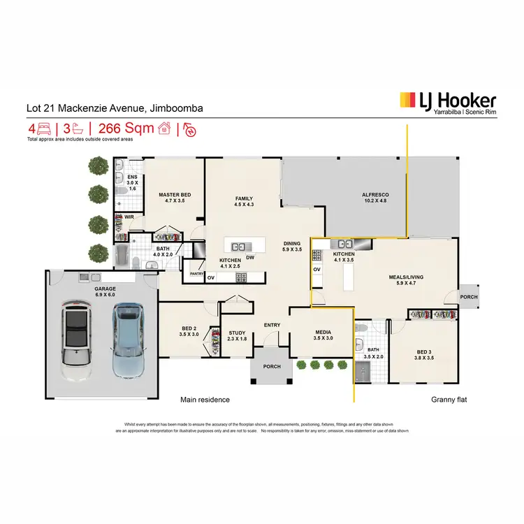 Floorplan of Homely house listing, 117-119 Mackenzie Avenue, Riverbend QLD 4280