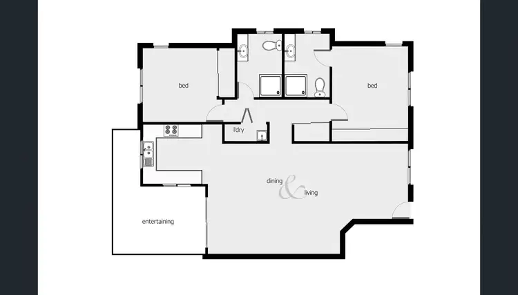 Floorplan of Homely apartment listing, 20/44-50 Pease Street, Manoora QLD 4870