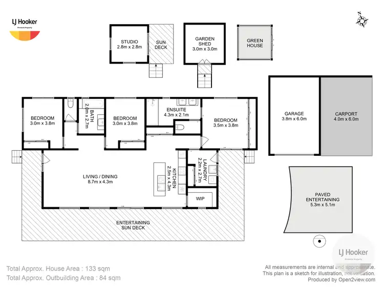 Floorplan of Homely house listing, 16 Dodges Hill, Dodges Ferry TAS 7173