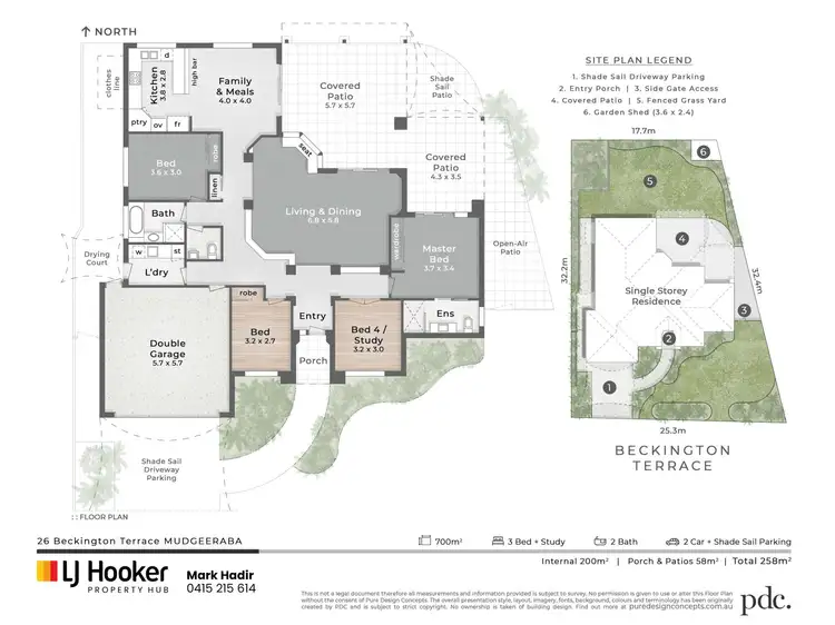 Floorplan of Homely house listing, 26 Beckington Terrace, Mudgeeraba QLD 4213