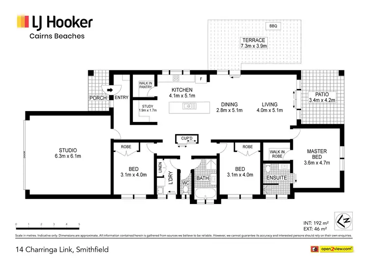 Floorplan of Homely house listing, 14 Charringa Link, Smithfield QLD 4878
