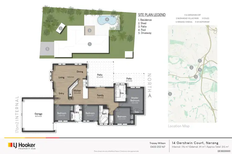 Floorplan of Homely house listing, 14 Gershwin Court, Nerang QLD 4211