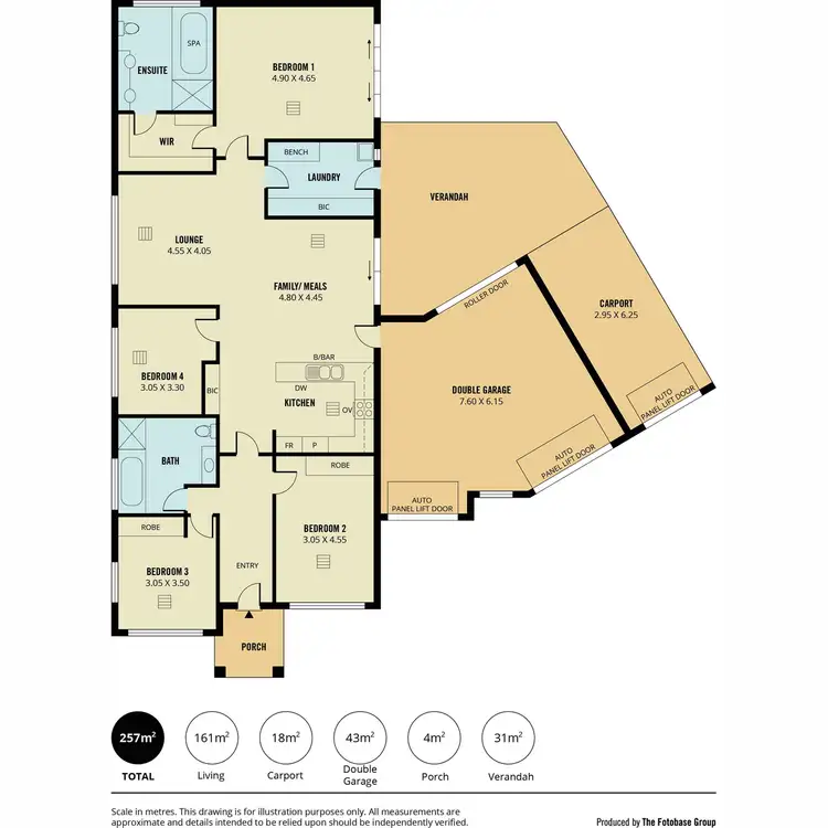 Floorplan of Homely house listing, 15 Caswell Circuit, Mawson Lakes SA 5095