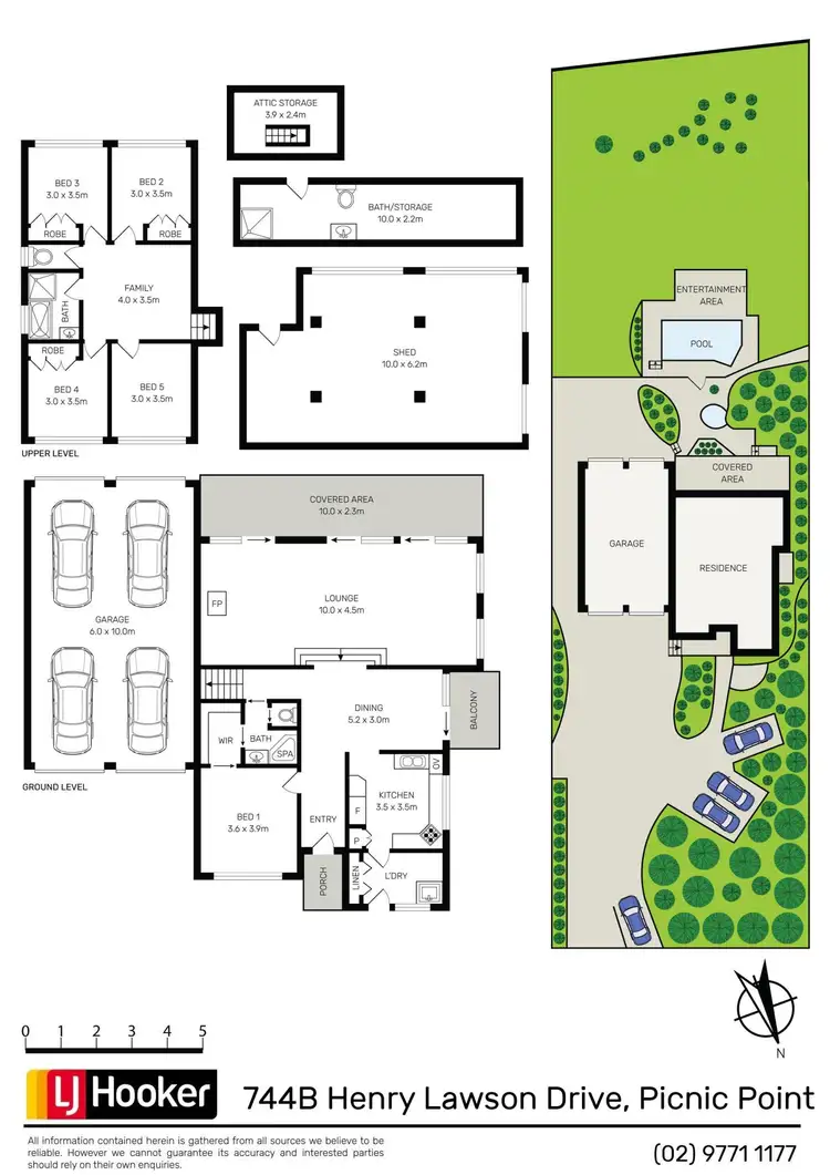 Floorplan of Homely house listing, 744B Henry Lawson Drive, Picnic Point NSW 2213