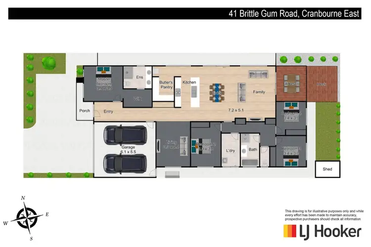 Floorplan of Homely house listing, 41 Brittle Gum Road, Cranbourne East VIC 3977