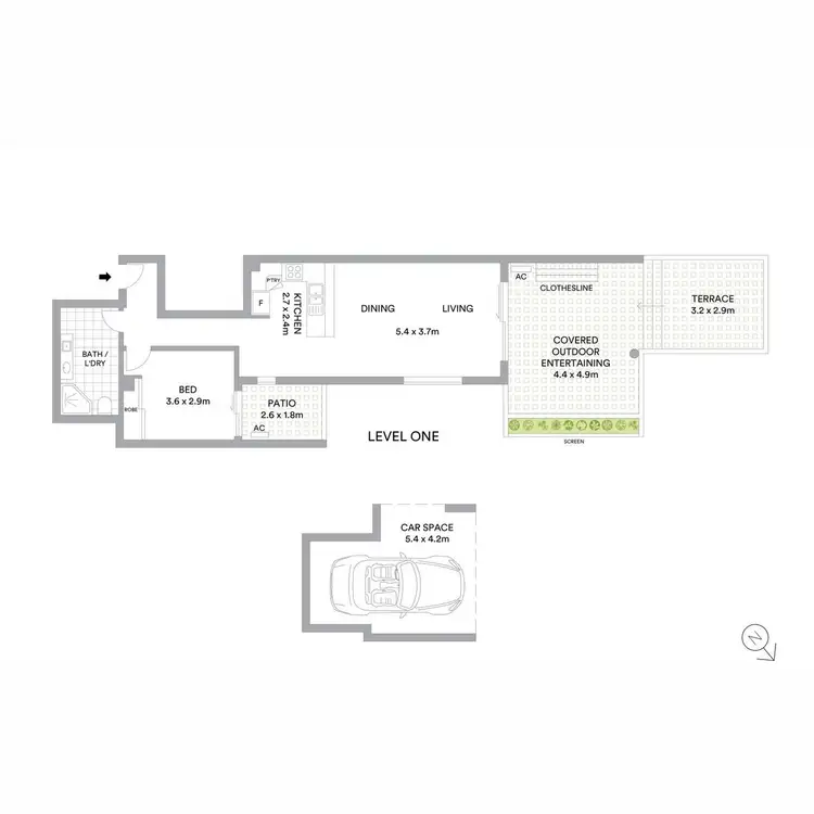 Floorplan of Homely unit listing, 3/93 Waminda Street, Morningside QLD 4170