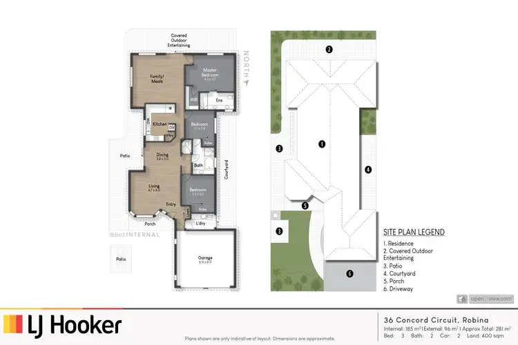 Floorplan of Homely house listing, 36 Concord Circuit, Robina QLD 4226