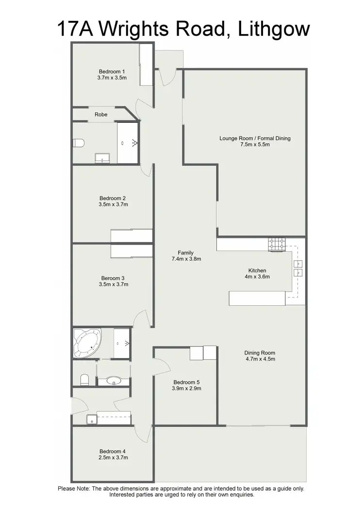 Floorplan of Homely house listing, 17a Wrights Road, Lithgow NSW 2790