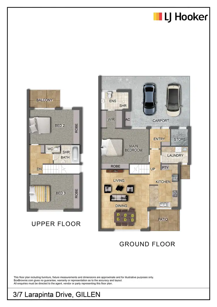 Floorplan of Homely unit listing, 3/7 Larapinta Drive, Gillen NT 870