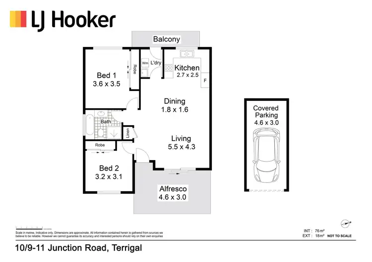 Floorplan of Homely apartment listing, 10/9-13 Junction Road, Terrigal NSW 2260
