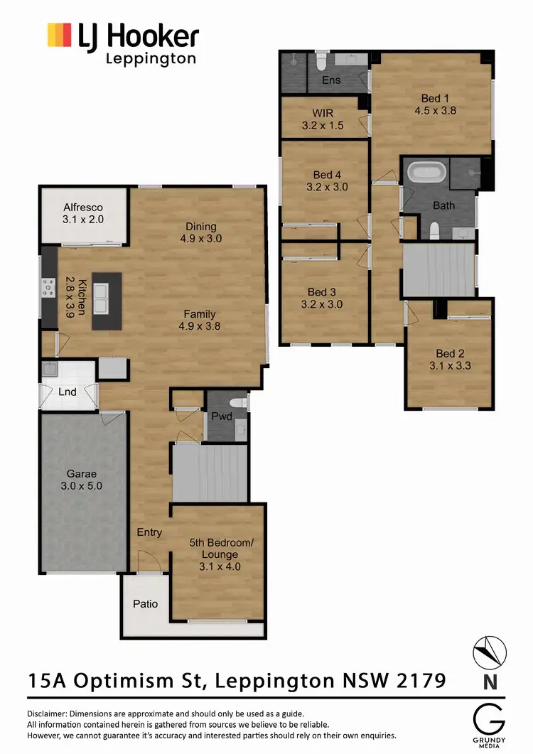 Floorplan of Homely house listing, 15a Optimism Street, Leppington NSW 2179