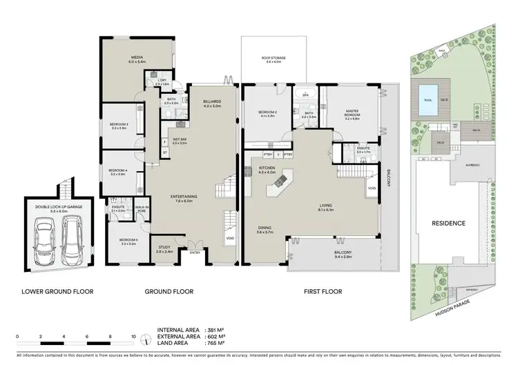 Floorplan of Homely house listing, 183 Hudson Parade, Avalon Beach NSW 2107