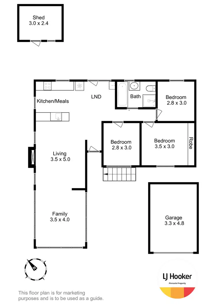 Floorplan of Homely house listing, 11 Allambee Crescent, Glebe TAS 7000