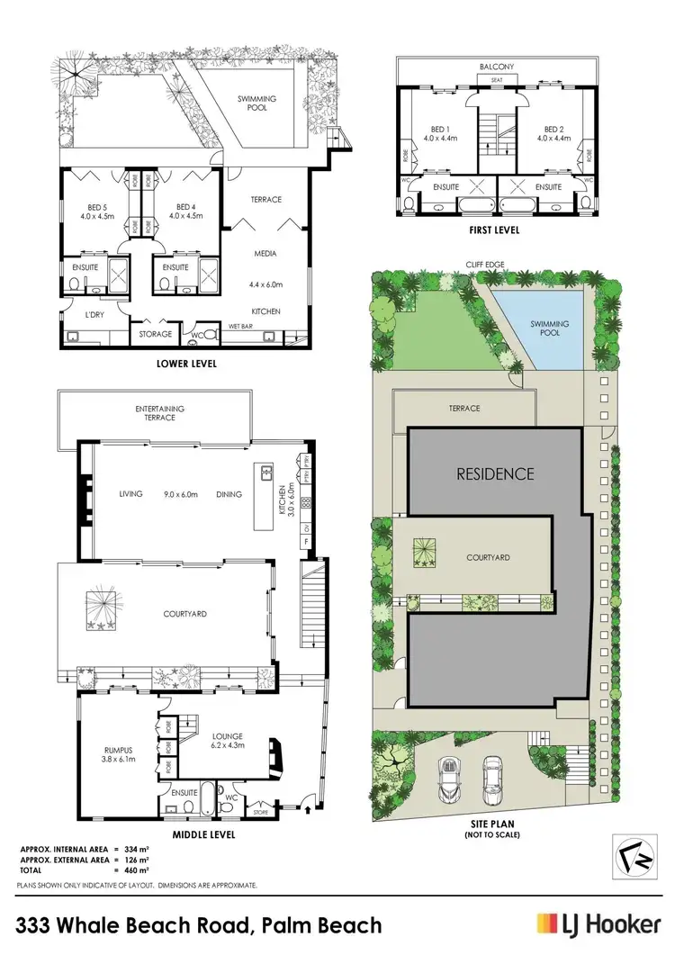 Floorplan of Homely house listing, 333 Whale Beach Road, Palm Beach NSW 2108