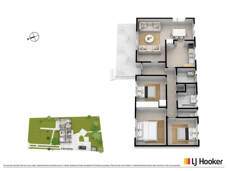Floorplan of Homely house listing, 48 Tallara Parkway, Narrabundah ACT 2604