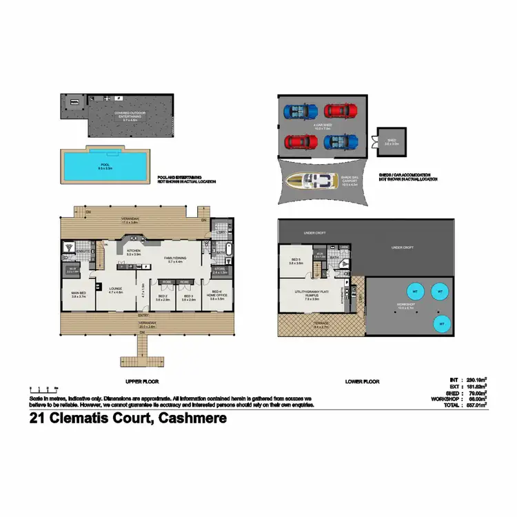 Floorplan of Homely house listing, 21 Clematis Court, Cashmere QLD 4500