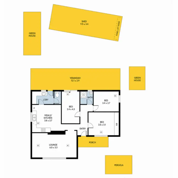 Floorplan of Homely house listing, 7 Butler Street, Elizabeth Park SA 5113