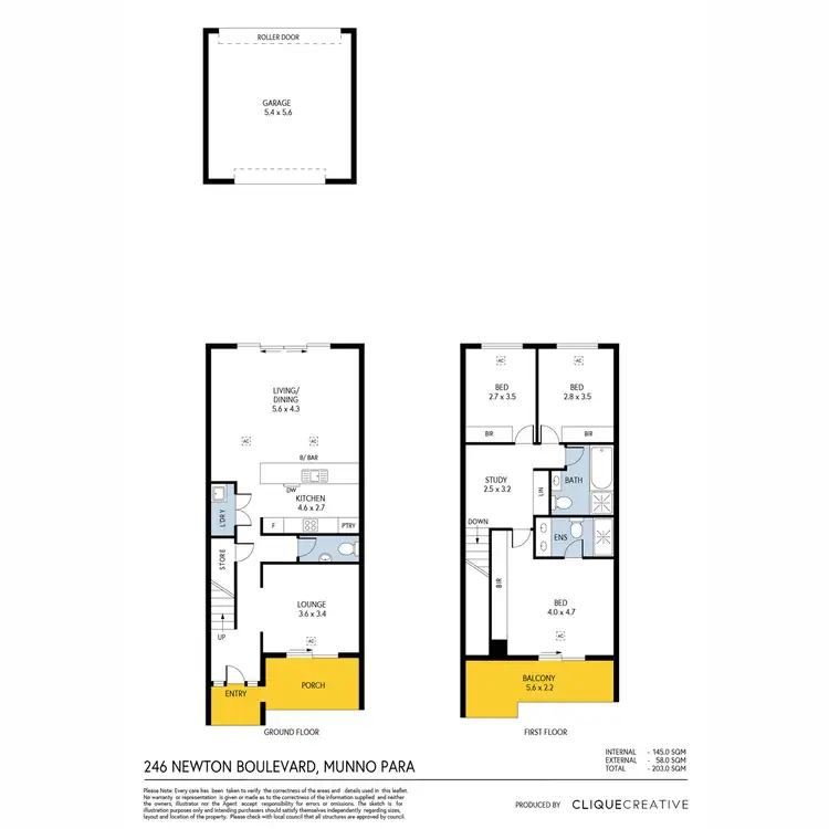 Floorplan of Homely house listing, 246 Newton Boulevard, Munno Para SA 5115